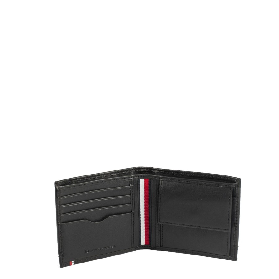 Homme Tommy Hilfiger Portefeuille | Portefeuille En Cuir Th Central