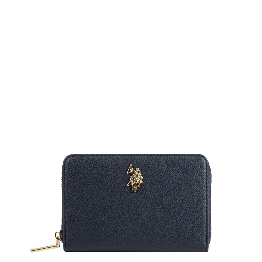 Femme Us Polo Portefeuille | Portefeuille Jones Us Polo Bleu