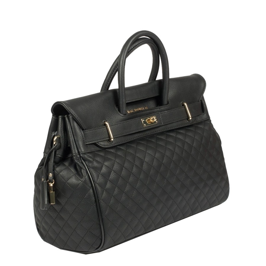 Femme Mac Douglas Sac Porte Main | Sac A Main Pyla S Losange Mac Douglas Noir