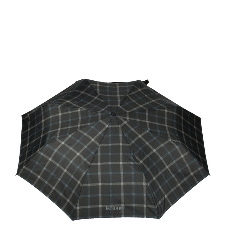 Homme Isotoner Parapluies | Parapluie Pliant Automatique X-Tra Solide