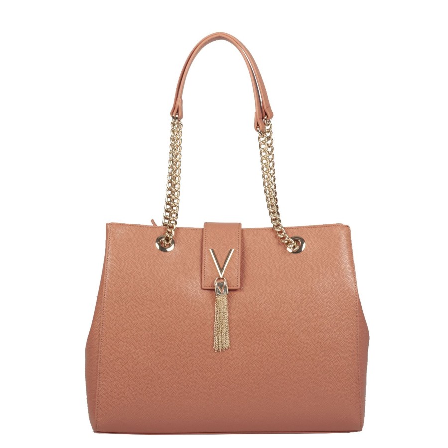 Femme Valentino Sac Porte Epaule | Sac Shopping Divina Valentino Rose