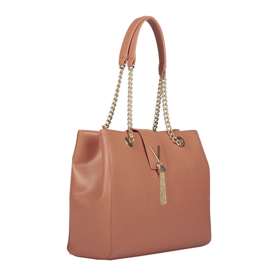 Femme Valentino Sac Porte Epaule | Sac Shopping Divina Valentino Rose