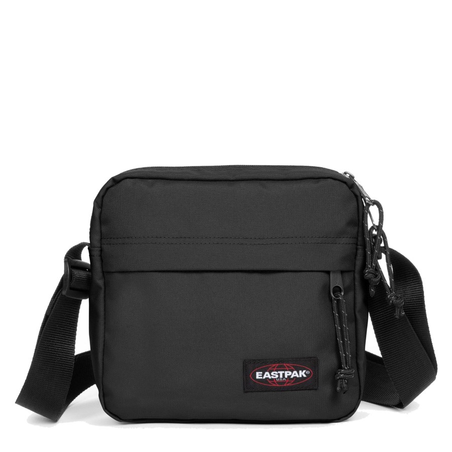 Femme Eastpak Sac Porte Bandouliere / Porte Travers | Sacoche The Bigger One Authentic Eastpak Noir