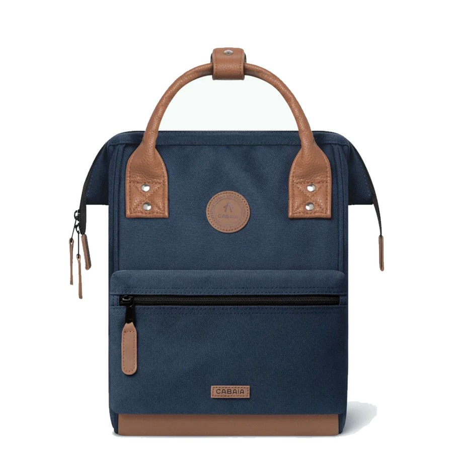 Femme Cabaia Sac A Dos | Petit Sac A Dos 12L Chicago Adventurer Mini Cabaia Bleu Marine