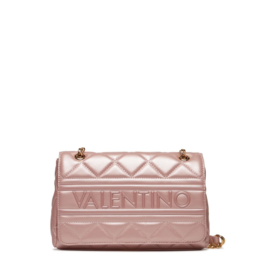 Femme Valentino Sac Porte Bandouliere / Porte Travers | Sac Travers Matelasse Ada Valentino Rose