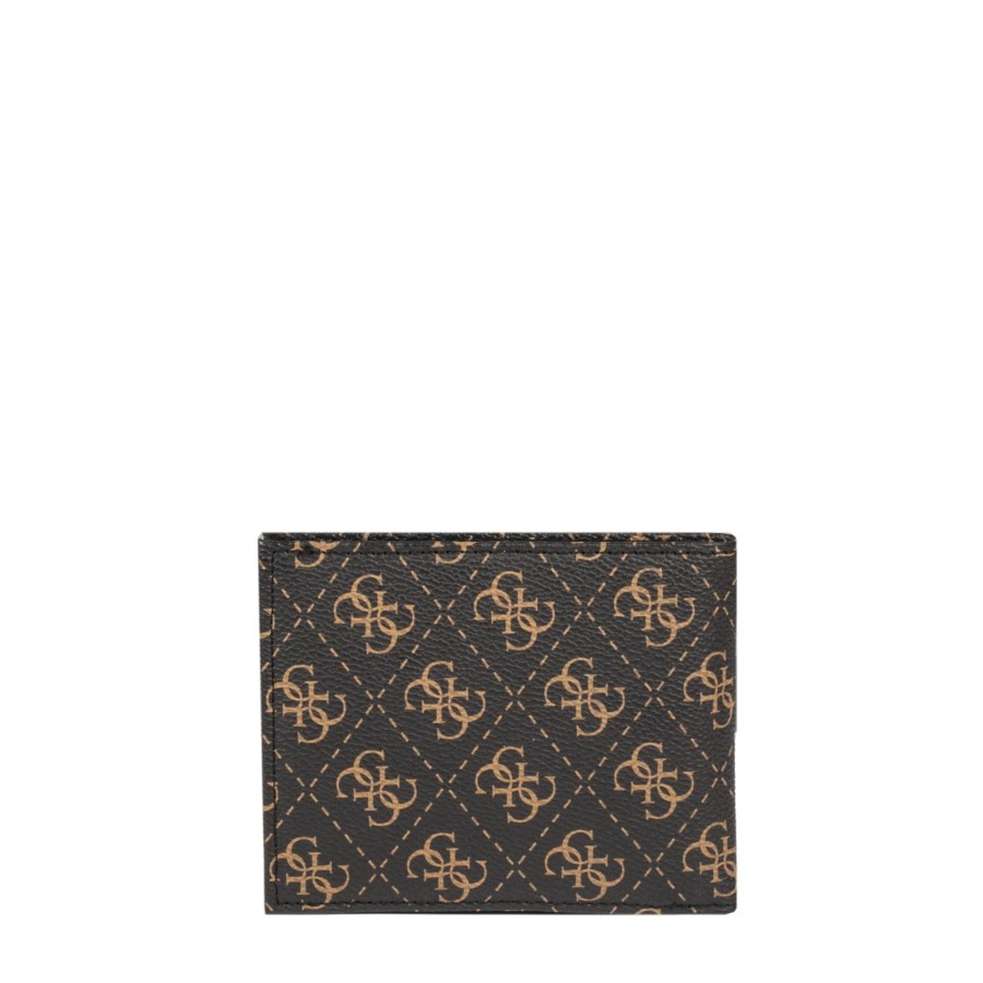 Homme Guess Portefeuille | Portefeuille Vezzola Marron Multi