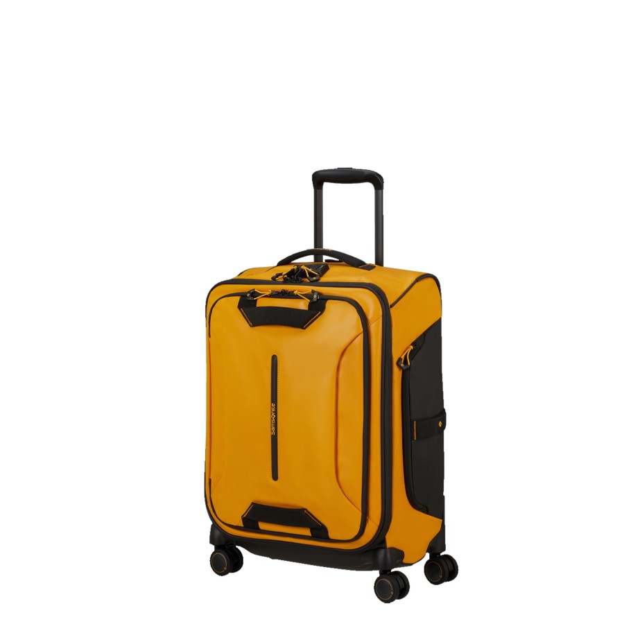 Bagages Samsonite Valise 4 Roues Souple | Valise Cabine 55 Cm Ecodiver Samsonite Jaune