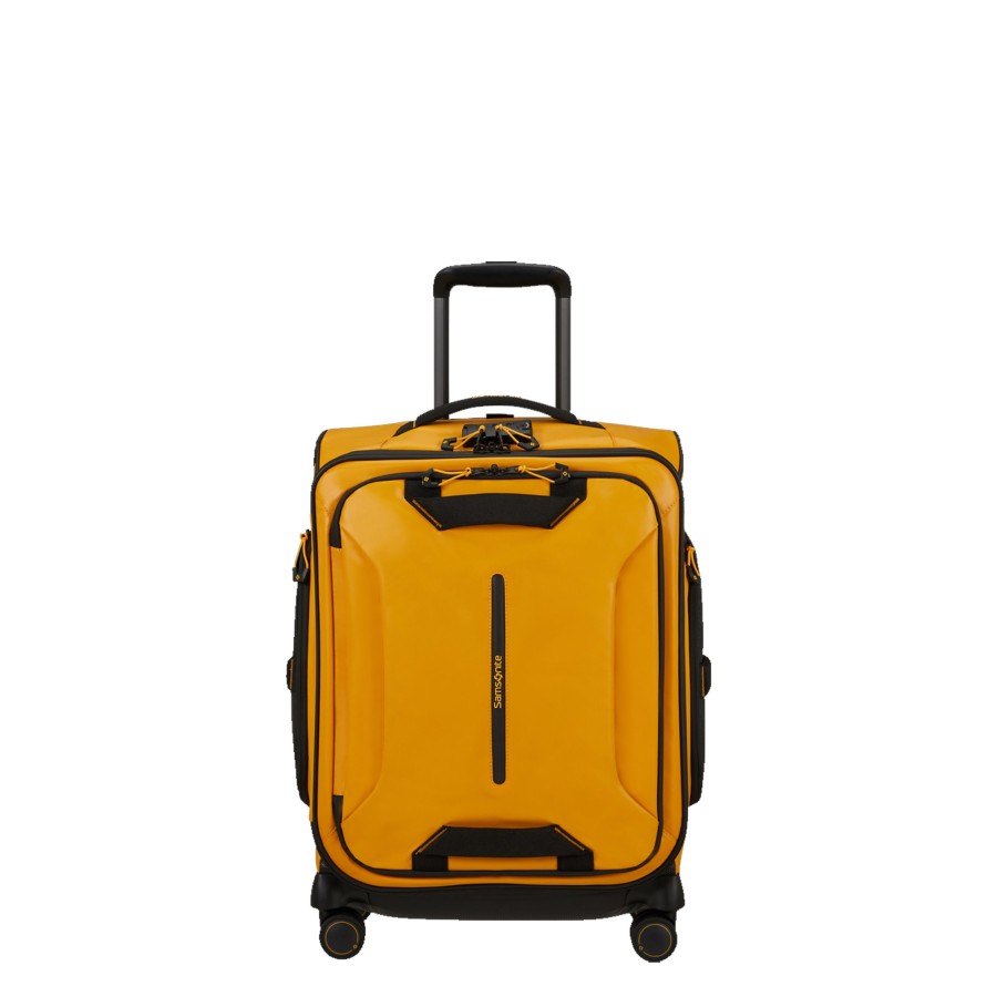 Bagages Samsonite Valise 4 Roues Souple | Valise Cabine 55 Cm Ecodiver Samsonite Jaune