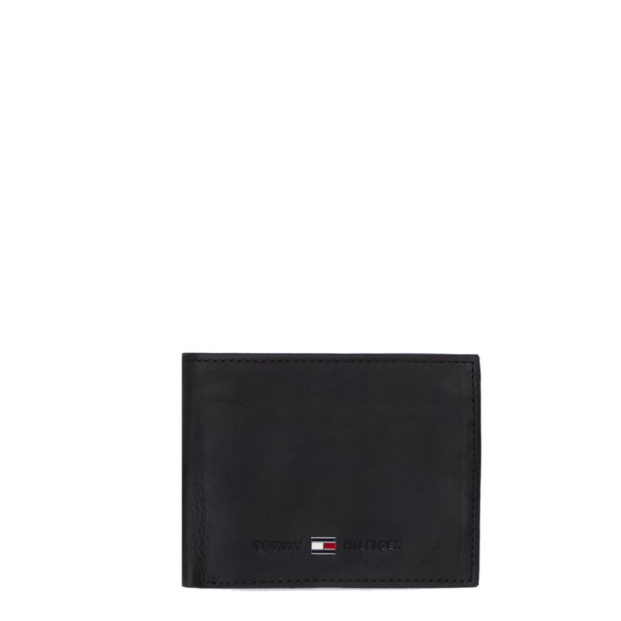 Homme Tommy Hilfiger Portefeuille | Portefeuille Cuir Johnson Tommy Hilfiger