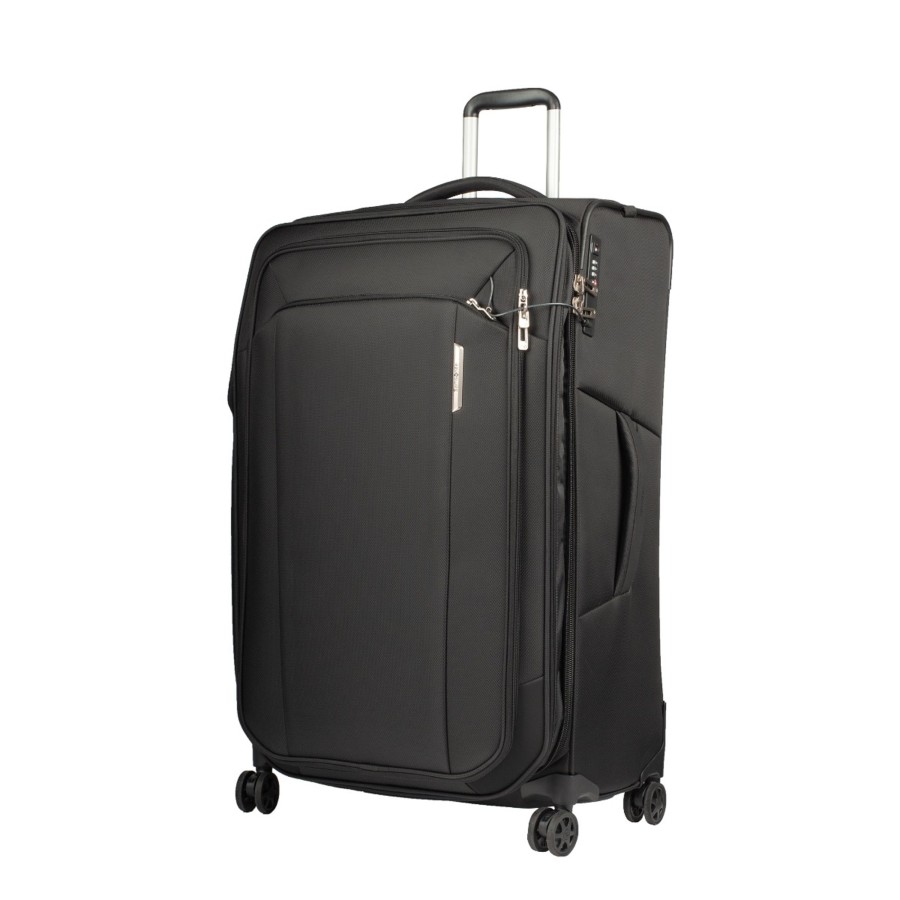 Bagages Samsonite Valise 4 Roues Souple | Valise 79Cm Respark Samsonite Noir