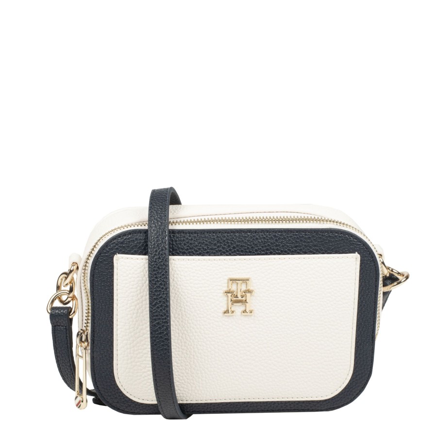 Femme Tommy Hilfiger Sac Porte Bandouliere / Porte Travers | Sac Travers Th Emblem Tommy Hilfiger