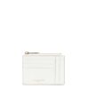 Femme Lancaster Porte Cartes | Porte Cartes En Cuir Dune Lancaster Blanc