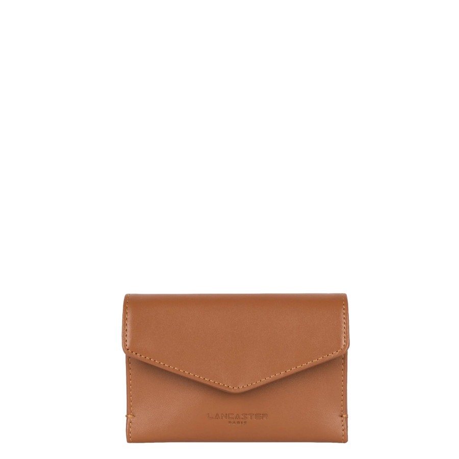 Femme Lancaster Porte Cartes | Porte Cartes En Cuir Paris Pm Lancaster Camel