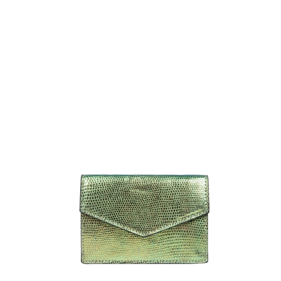 Femme Lancaster Porte Cartes | Porte Cartes En Cuir Noholita Night Lancaster Vert