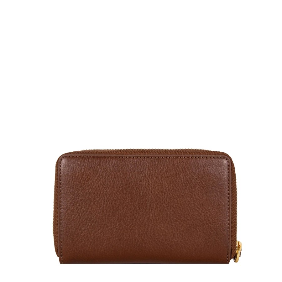 Femme Lancaster Portefeuille | Portefeuille Cuir Legende Lancaster Cognac