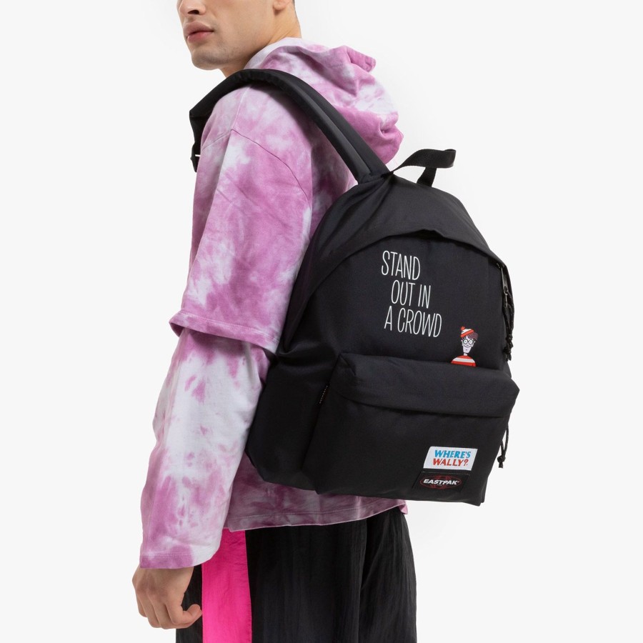 Scolaire Eastpak Sac A Dos | Sac A Dos Padded Pak'R Ou Est Charlie ? Eastpak Wally Black