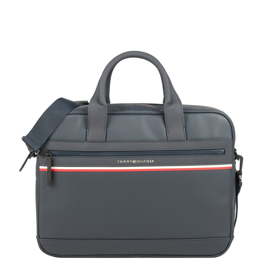 Homme Tommy Hilfiger Sac Reporter/Gibeciere | Porte Ordinateur Th Stripe