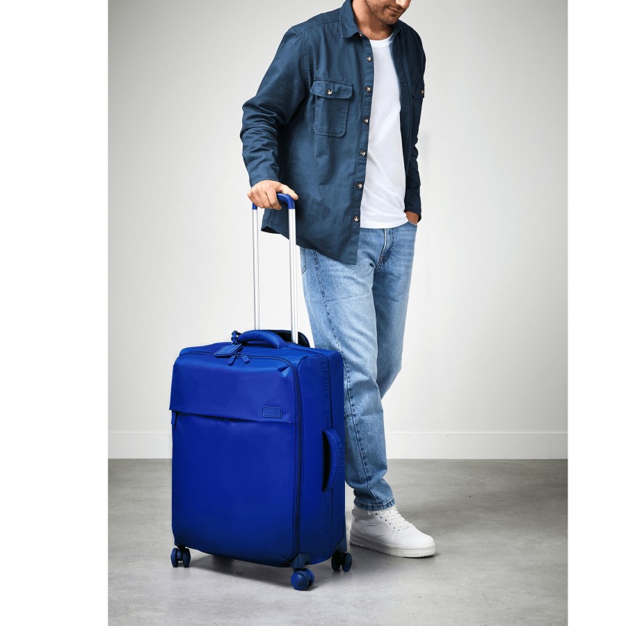 Bagages Lipault Valise 4 Roues Souple | Valise 63 Cm Plume Lipault Bleu