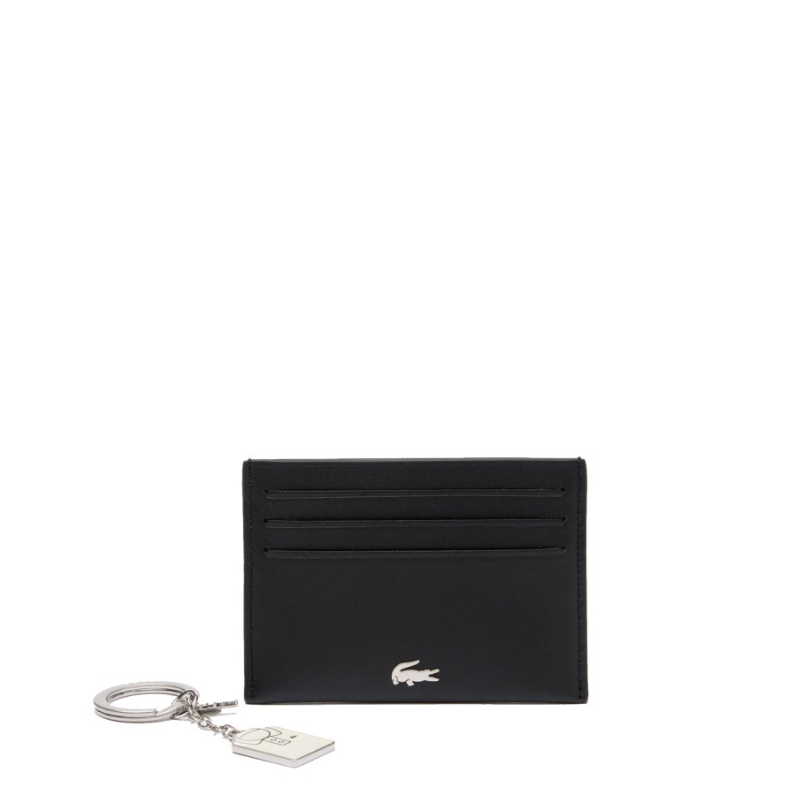 Homme Lacoste Porte Cartes | Porte Cartes En Cuir Fg Lacoste