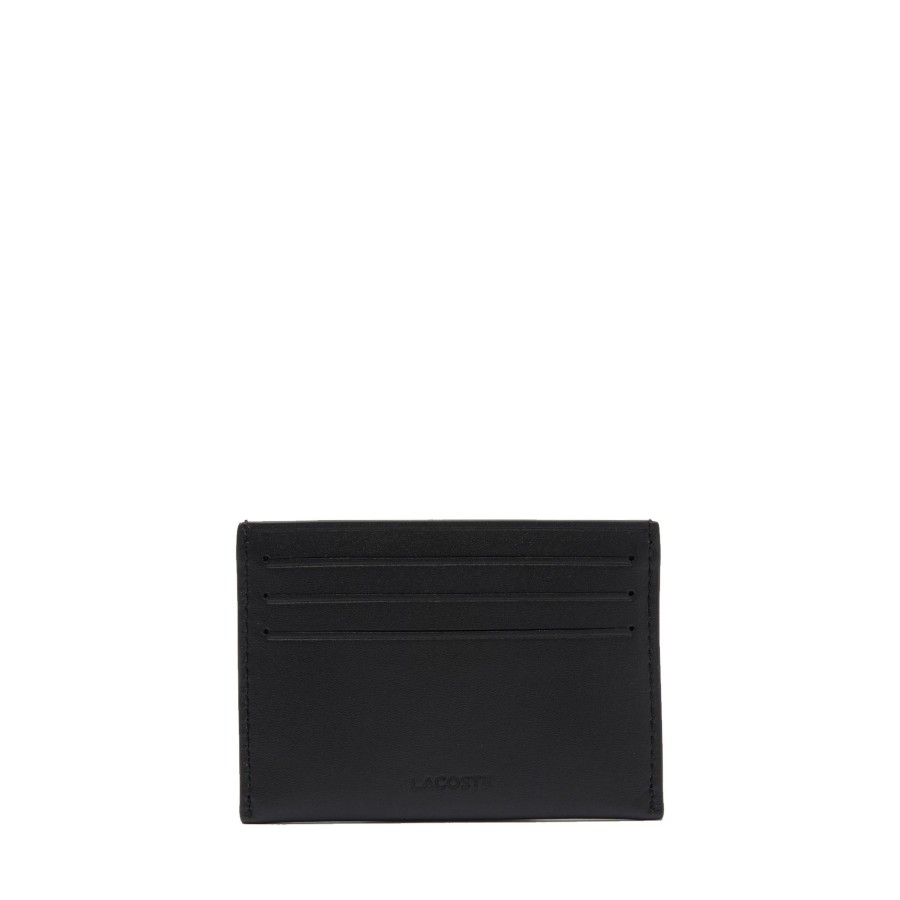 Homme Lacoste Porte Cartes | Porte Cartes En Cuir Fg Lacoste