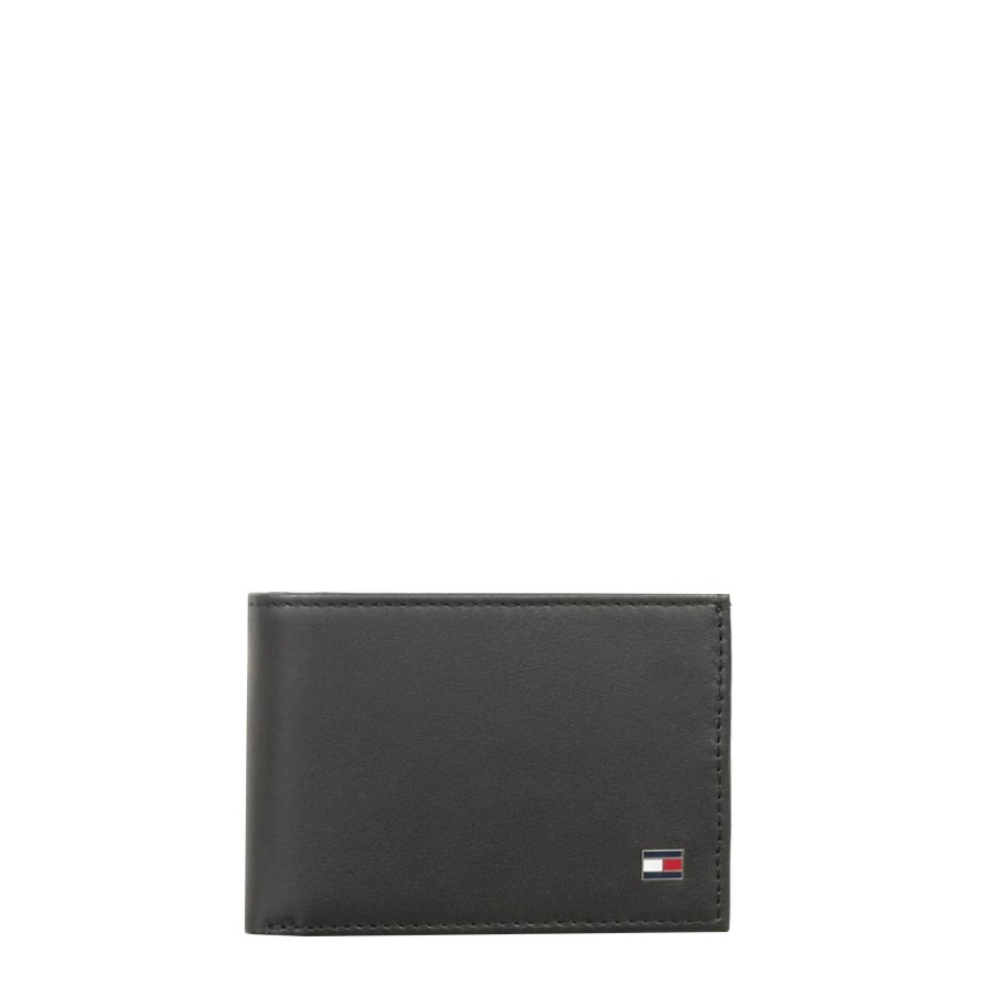 Homme Tommy Hilfiger Portefeuille | Petit Portefeuille Cuir Eton Tommy Hilfiger