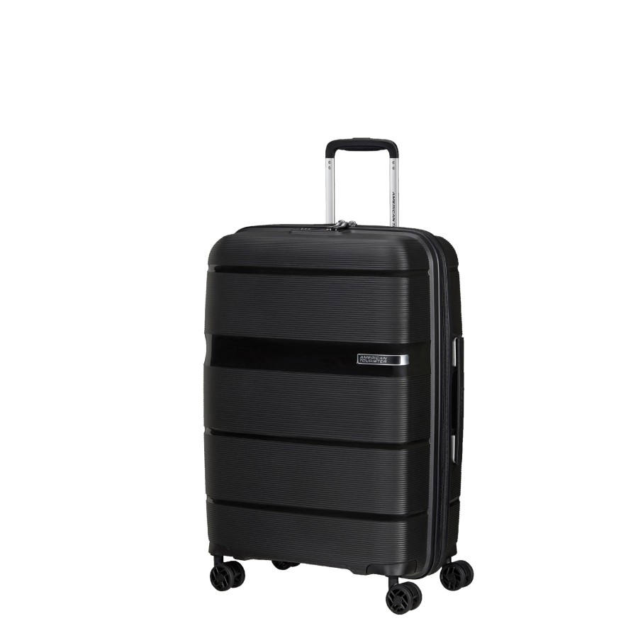 Bagages American Tourister Valise 4 Roues Rigide | Valise 66Cm Linex American Tourister Noir