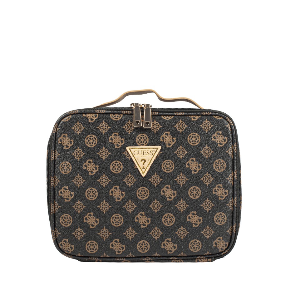 Bagages Guess Trousse De Toilette | Trousse De Toilette Wilder Guess Marron