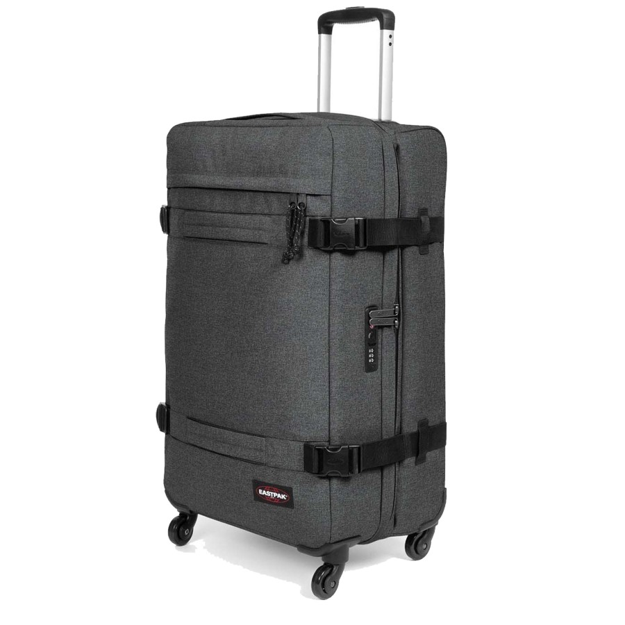 Bagages Eastpak Valise 4 Roues Souple | Valise 75Cm Transit'R 4 L Eastpak Black Denim