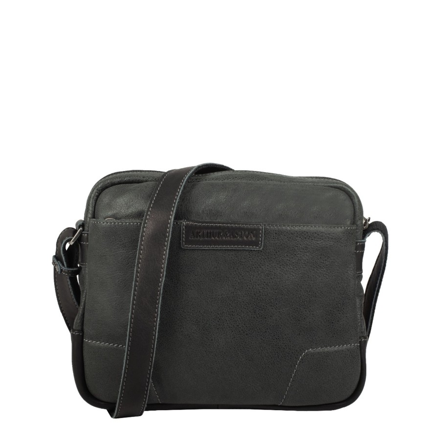 Homme Arthur et Aston Sac Reporter/Gibeciere | Sac Besace En Cuir Marco