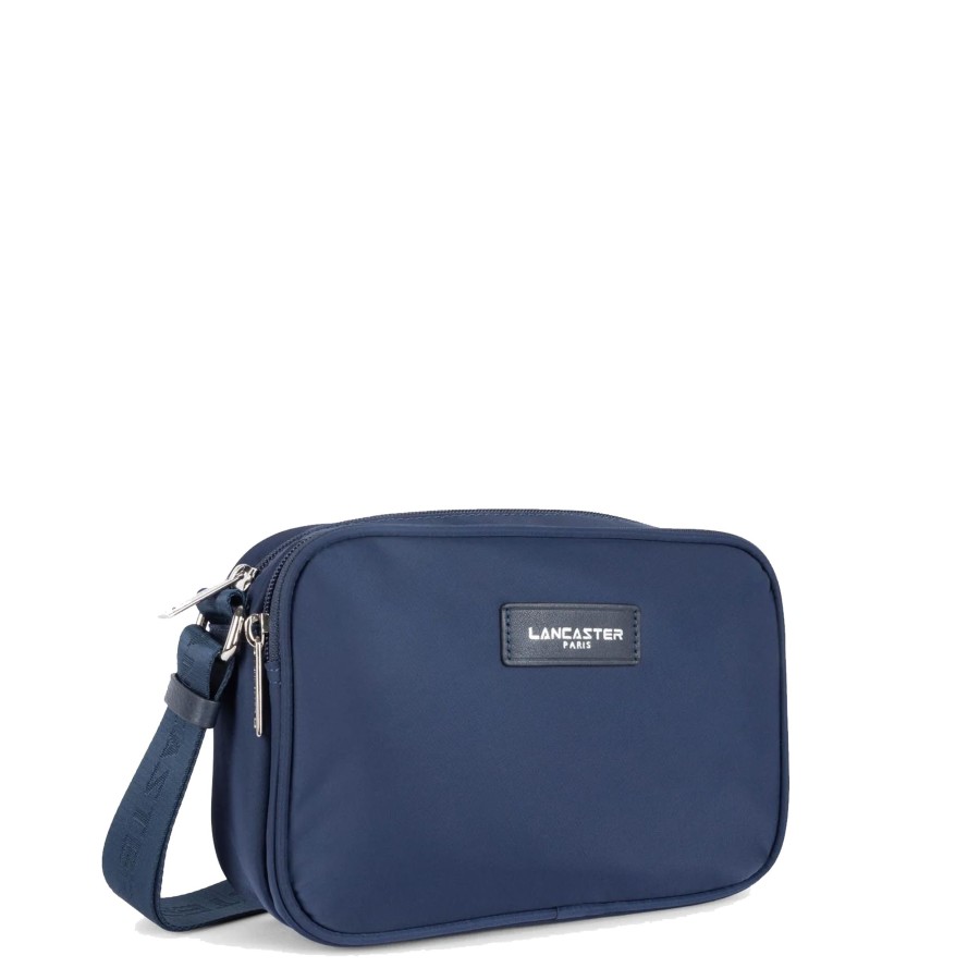 Femme Lancaster Sac Porte Epaule | Sac Travers Basic Vita Lancaster Bleu