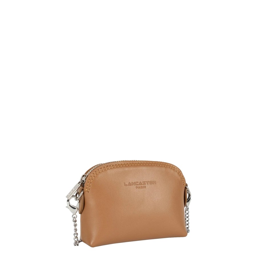 Femme Lancaster Porte Monnaie | Porte Monnaie En Cuir Paris Pm Lancaster Camel