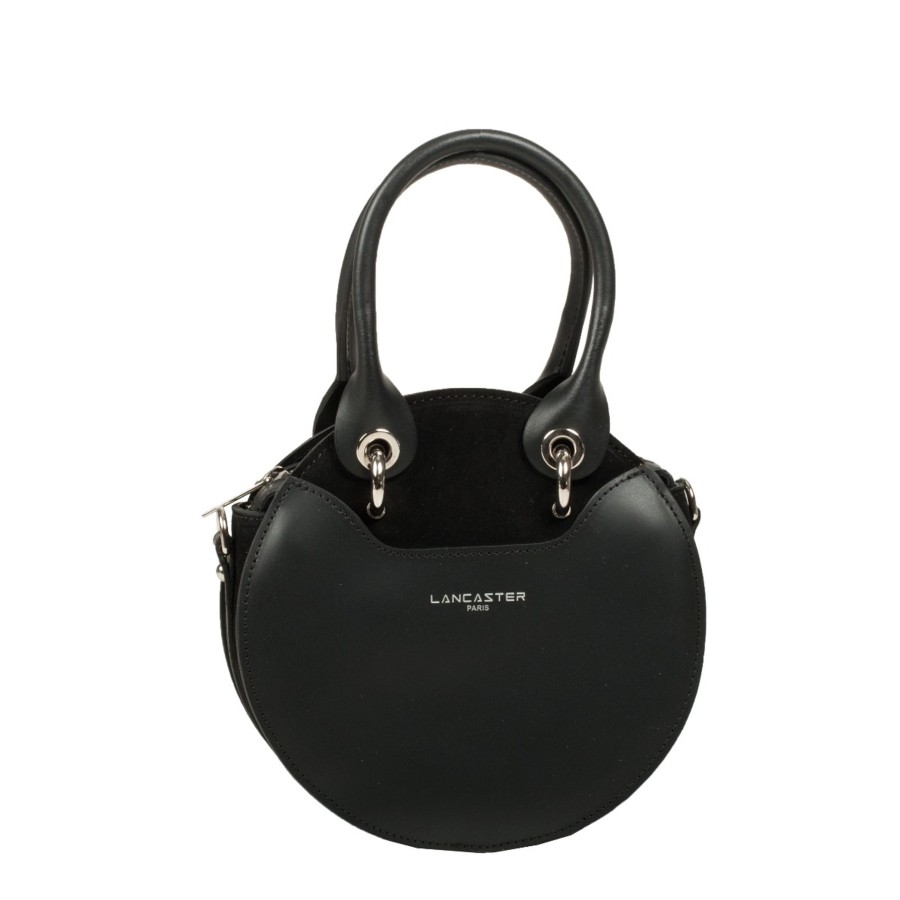 Femme Lancaster Sac Porte Main | Petit Sac Rond Cuir Vendome Lune