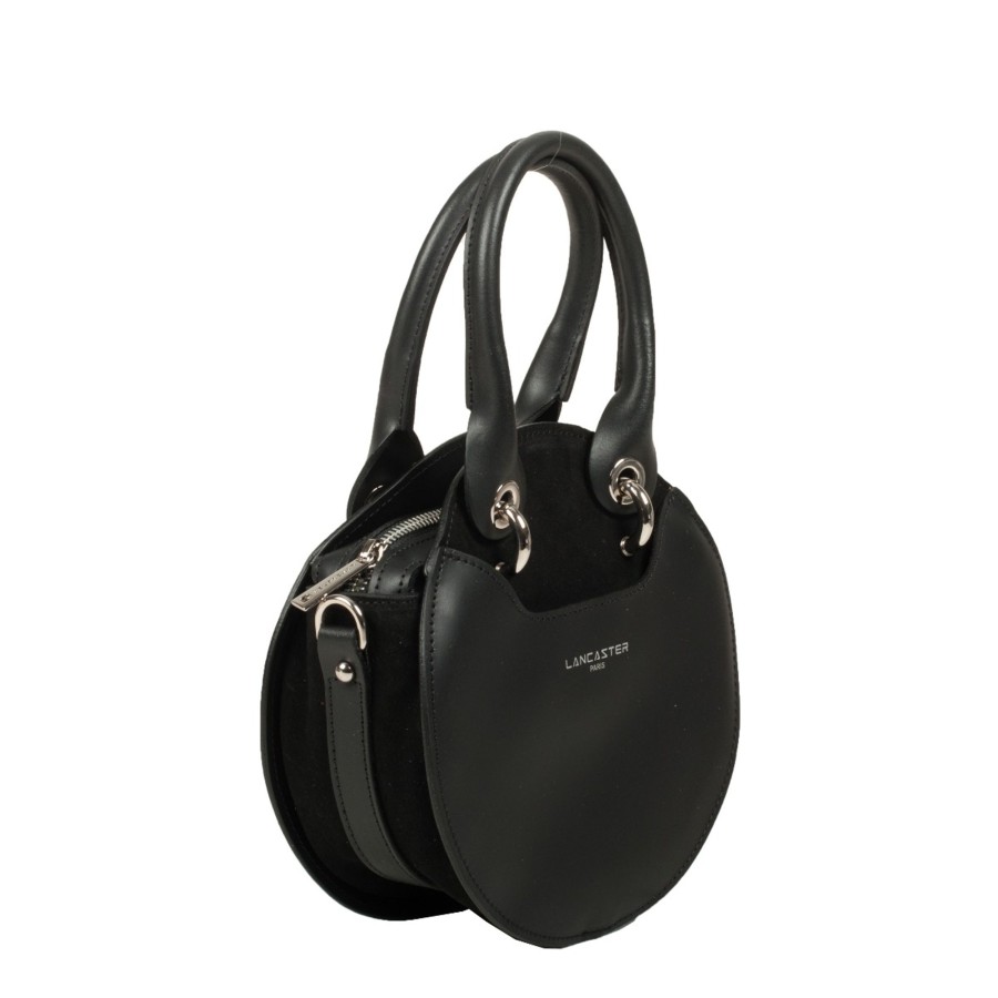 Femme Lancaster Sac Porte Main | Petit Sac Rond Cuir Vendome Lune