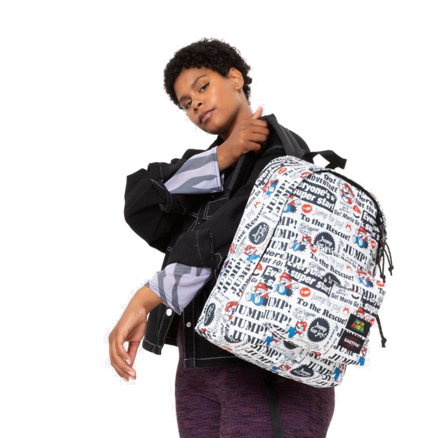 Scolaire Eastpak Sac A Dos | Sac A Dos 27L Out Of Office Authentic Eastpak Mario Newspaper