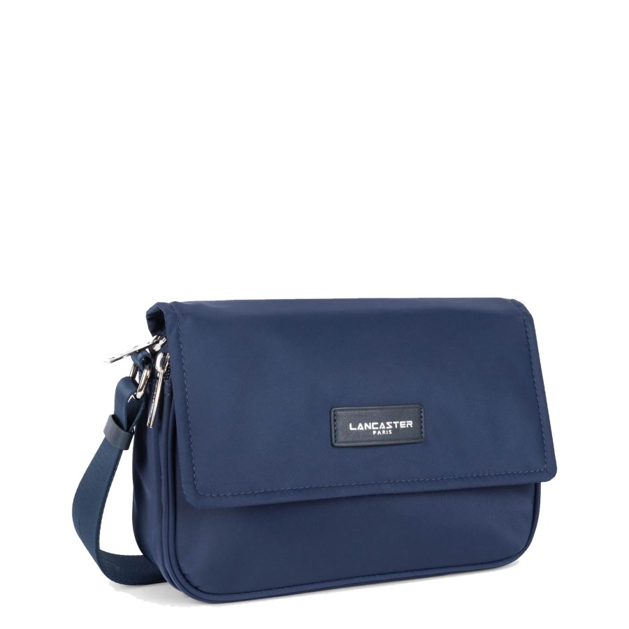 Femme Lancaster Sac Porte Bandouliere / Porte Travers | Sac Gibeciere Basic Vita Lancaster Bleu