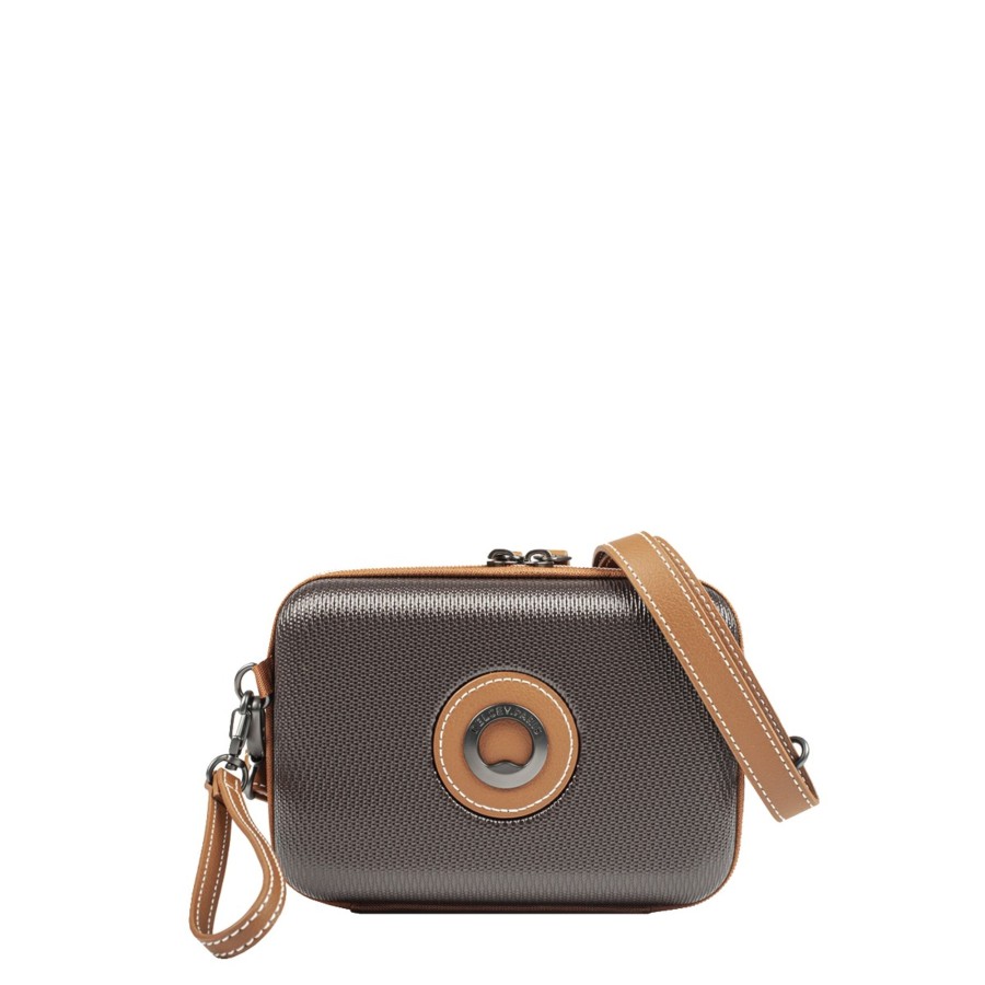 Femme Delsey Pochette | Pochette Chatelet Air 2.0 Delsey Marron