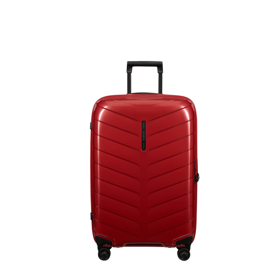 Bagages Samsonite Valise 4 Roues Souple | Valise 69Cm Attrix Samsonite Rouge