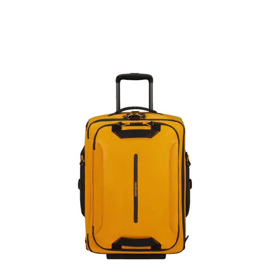 Femme Samsonite Sac A Dos | Sac De Voyage Cabine 55Cm A Roulettes Ecodiver Samsonite Jaune