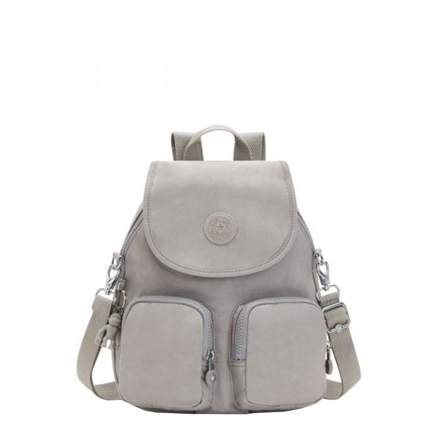 Femme Kipling Sac A Dos | Petit Sac A Dos Firefly Up Basic Kipling Gris