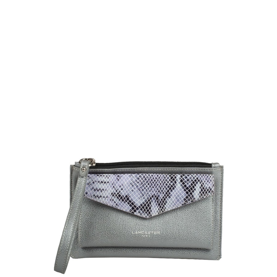 Femme Lancaster Portefeuille | Pochette Maya Lancaster Argent