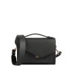 Femme Lancaster Sac Porte Main | Sac Travers En Cuir Zoe Lancaster Noir