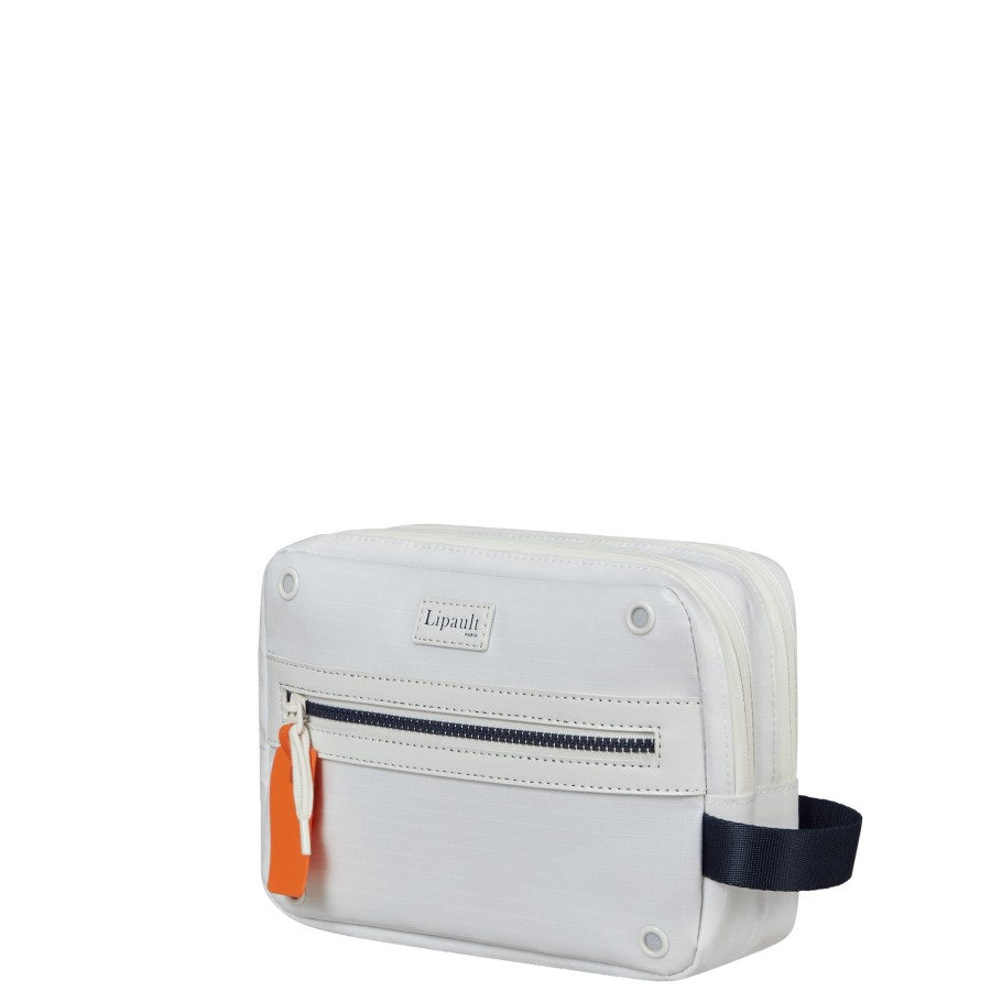 Bagages Lipault Trousse De Toilette | Trousse De Toilette Design Lab Lipault Blanc