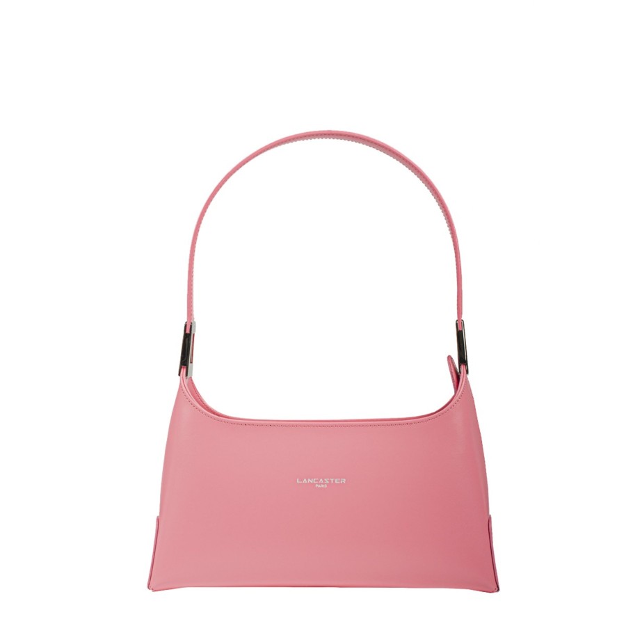 Femme Lancaster Sac Porte Epaule | Sac Baguette En Cuir Suave Ace Lancaster Rose