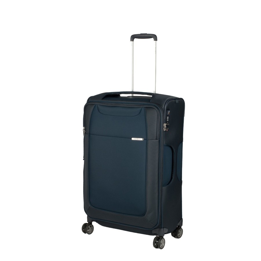 Bagages Samsonite Valise 4 Roues Souple | Valise Extensible 63Cm D'Lite Samsonite Bleu Marine