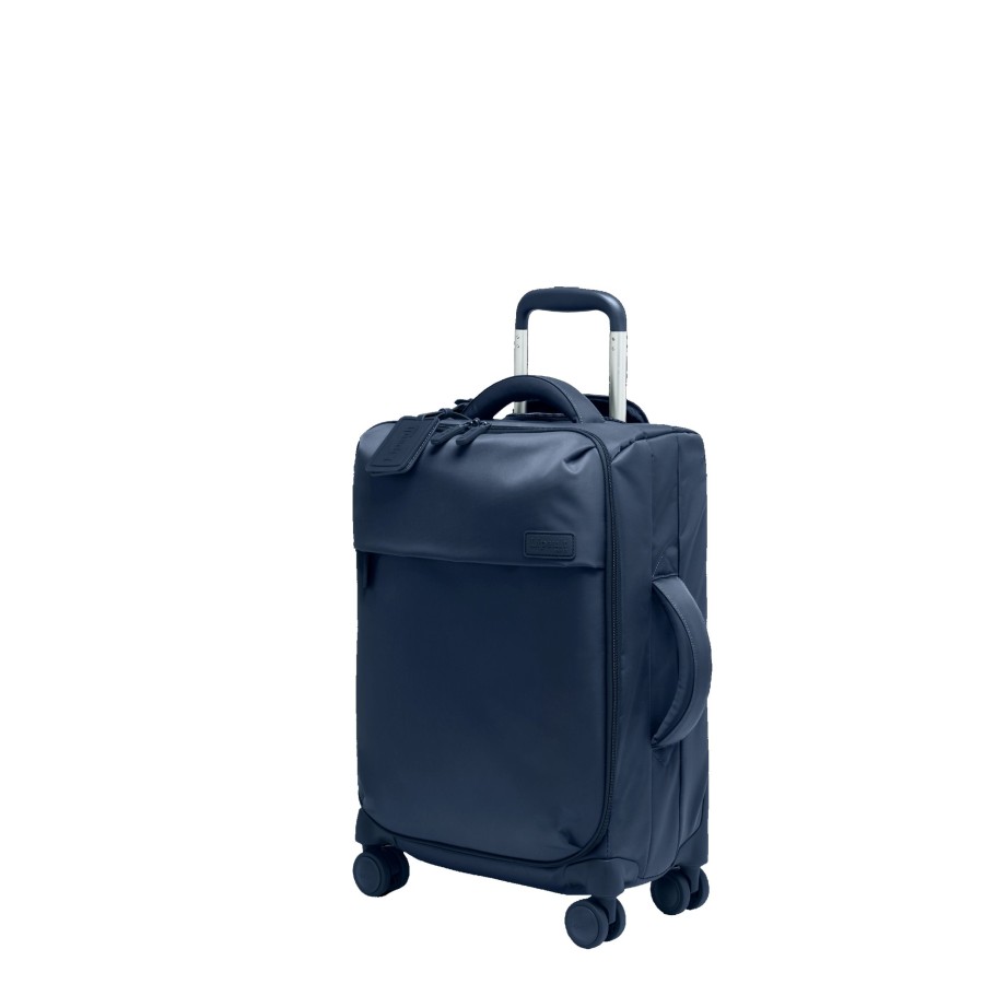 Bagages Lipault Valise 4 Roues Souple | Valise Cabine 55Cm Plume Lipault Bleu Marine