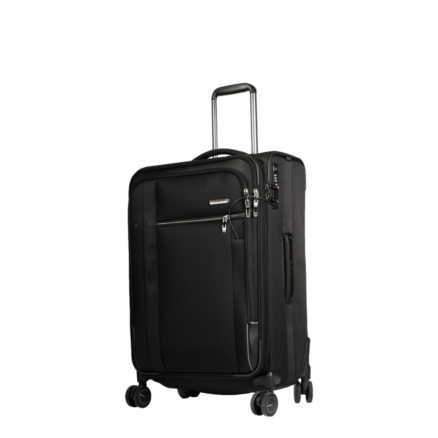 Bagages Samsonite Valise 4 Roues Souple | Valise Extensible 68Cm Spectrolite 3.0 Samsonite Noir