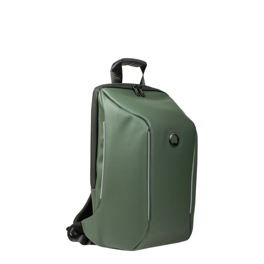 Homme Delsey Sac A Dos | Sac A Dos Securain Army Delsey Vert