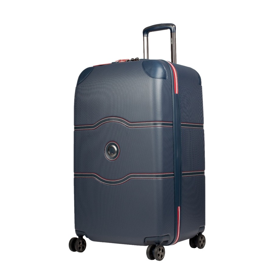 Bagages Delsey Valise 4 Roues Rigide | Valise Trunk 73Cm Chatelet Air 2.0 Delsey Bleu