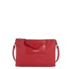 Femme Lancaster Sac Porte Bandouliere / Porte Travers | Petit Sac Travers Smart Kba Lancaster Rouge