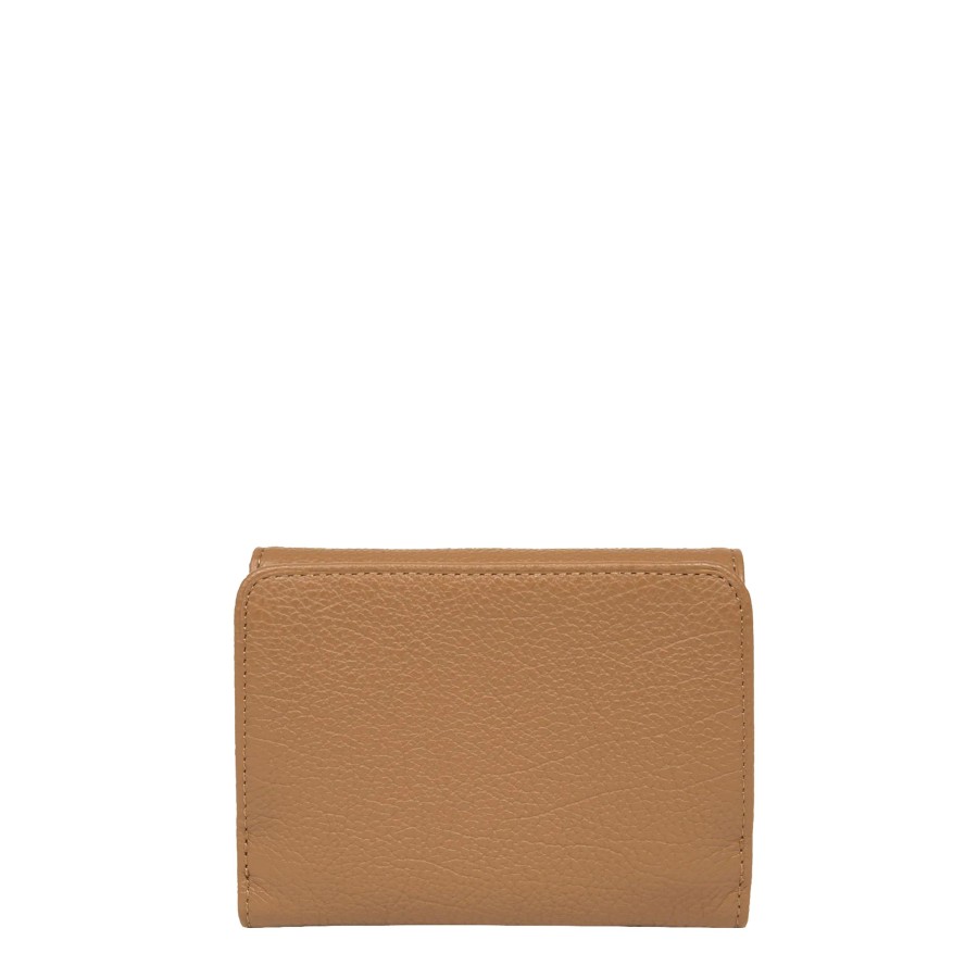 Femme Lancaster Portefeuille | Portefeuille En Cuir Dune Lancaster Camel